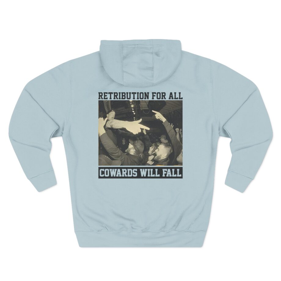 Death Before Dishonor Coward Three-Panel Fleece Hoodie