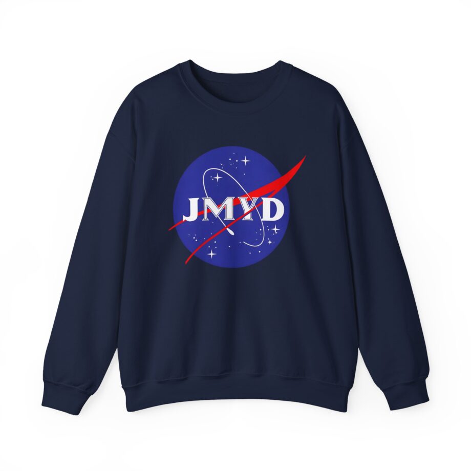 Ymh JMYD: Space Explorers Unisex Heavy Blend™ Crewneck Sweatshirt