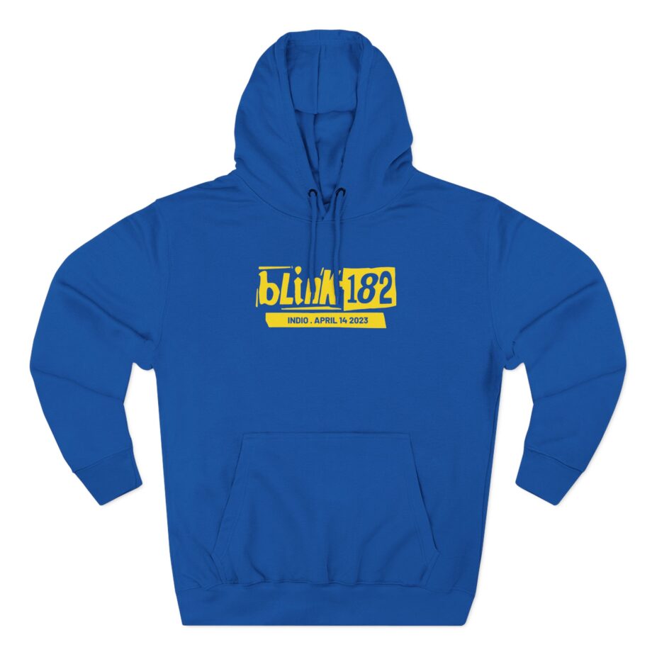 Blink 182 Coachella San Diego 2023 Three-Panel Fleece Hoodie