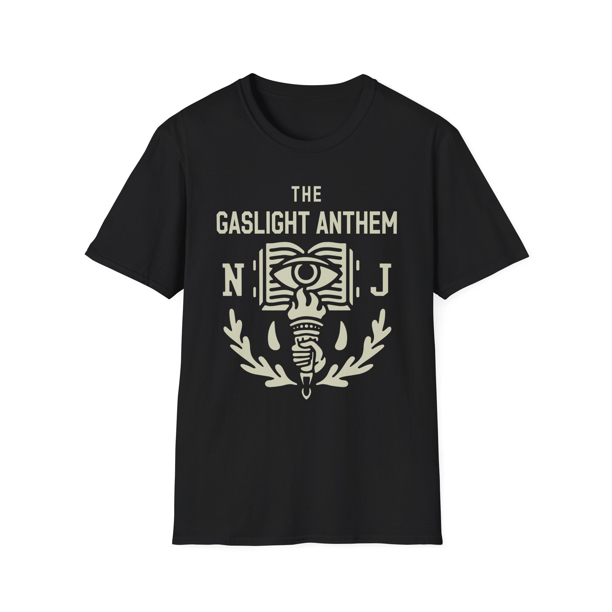 Gaslight Anthem NJ Eye Banner Unisex Softstyle T-Shirt