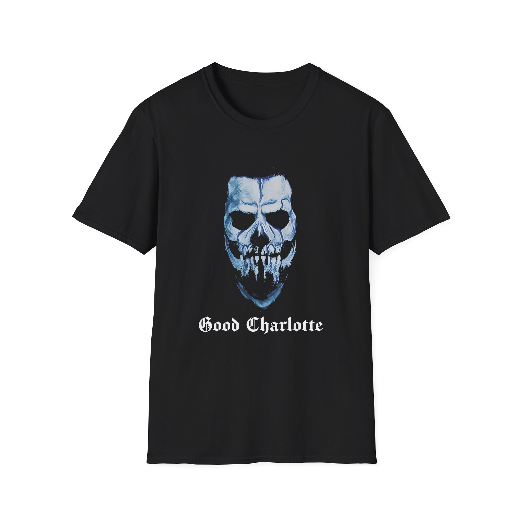 Good Charlotte Glow Skull Unisex Softstyle T-Shirt