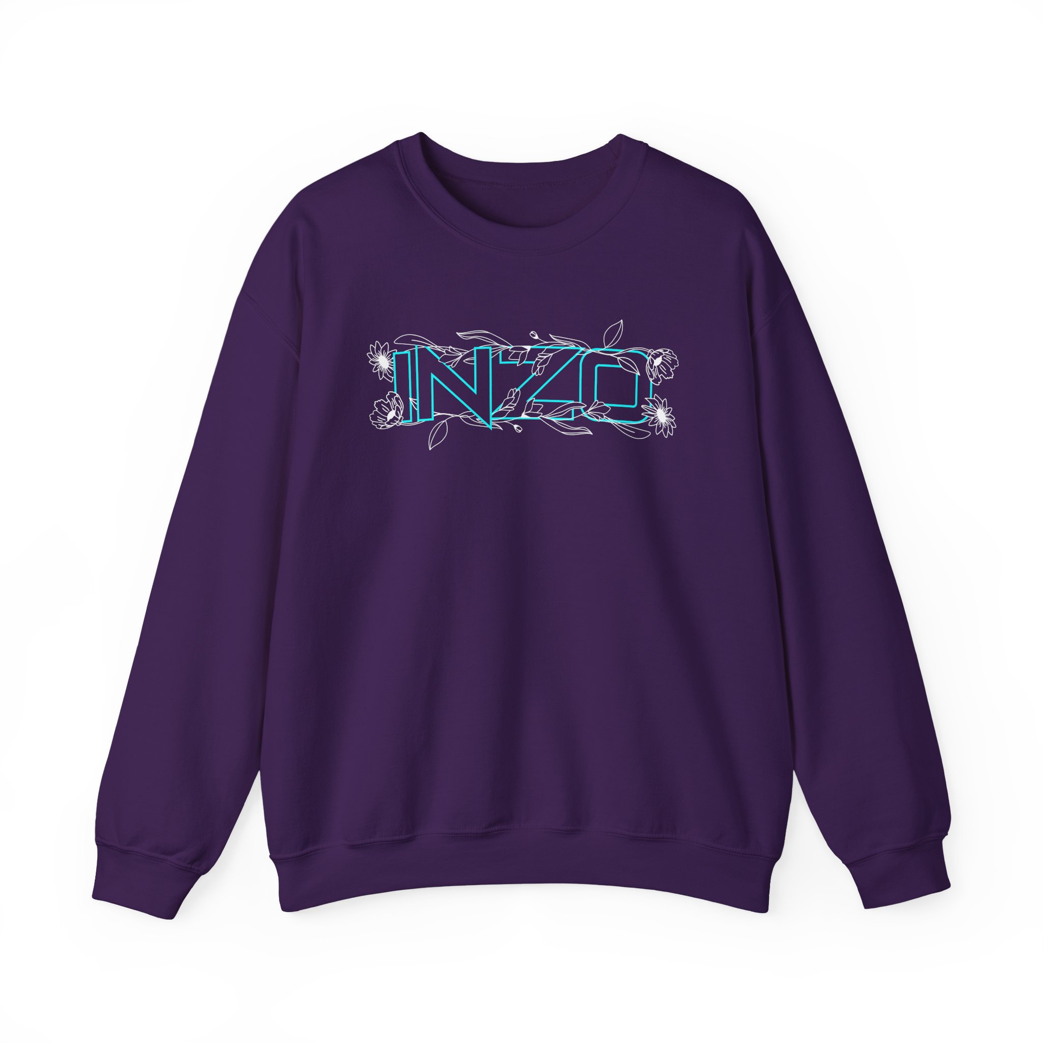 Inzo Flowers in My Heart Unisex Heavy Blendâ„¢ Crewneck Sweatshirt