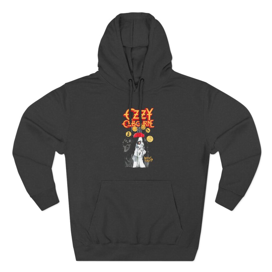 Ozzy Osbourne Paranoid No 9 Three-Panel Fleece Hoodie