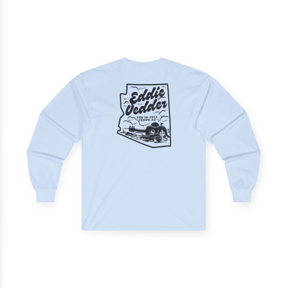Eddie Vedder AZ Map Unisex Ultra Cotton Long Sleeve Tee