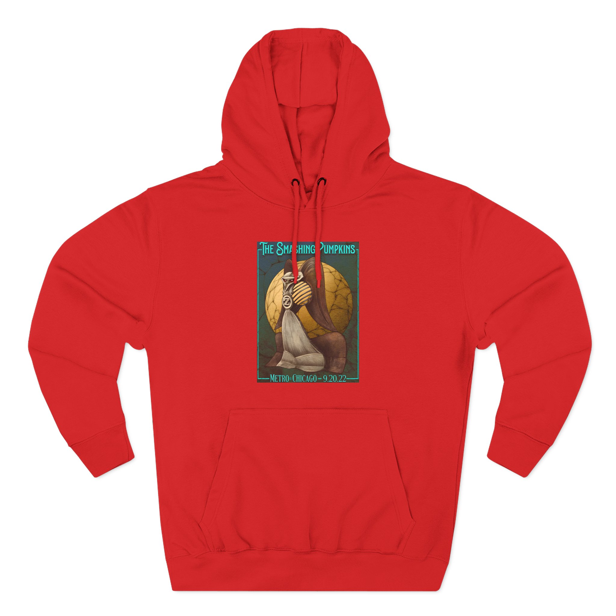 The Smashing Pumpkins Chicago Radio Three-Panel Fleece Hoodie