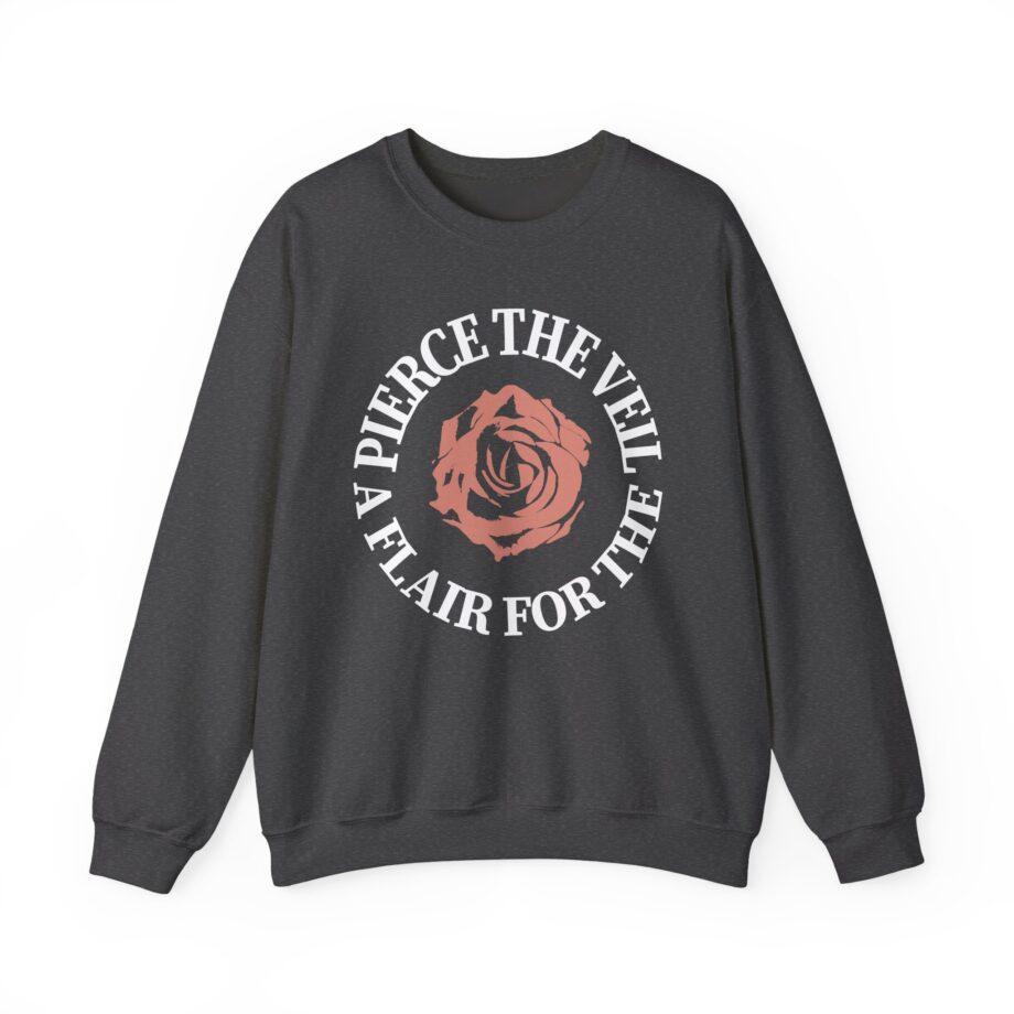 Pierce the Veil a Flair for the Dramatic Rose Unisex Heavy Blend™ Crewneck Sweatshirt