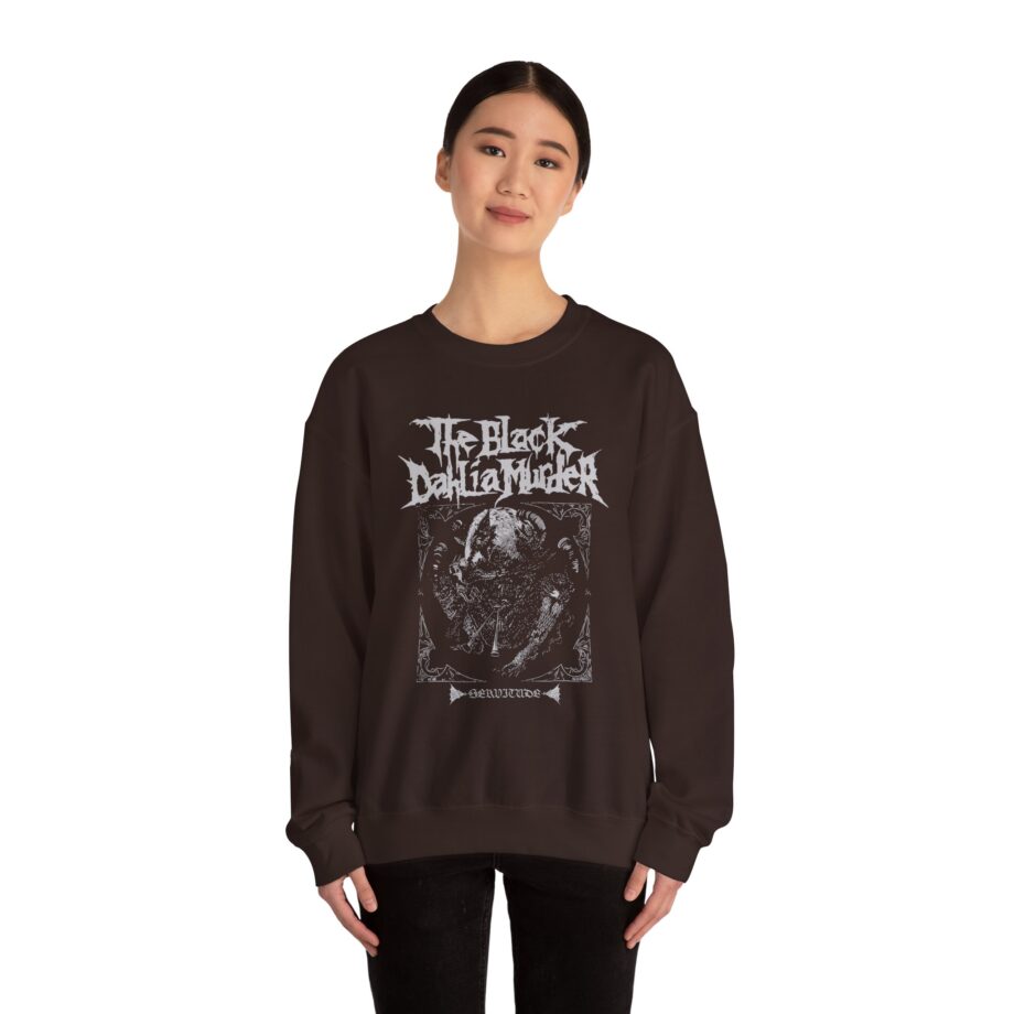 The Black Dahlia Murder Horn Demon Unisex Heavy Blend™ Crewneck Sweatshirt