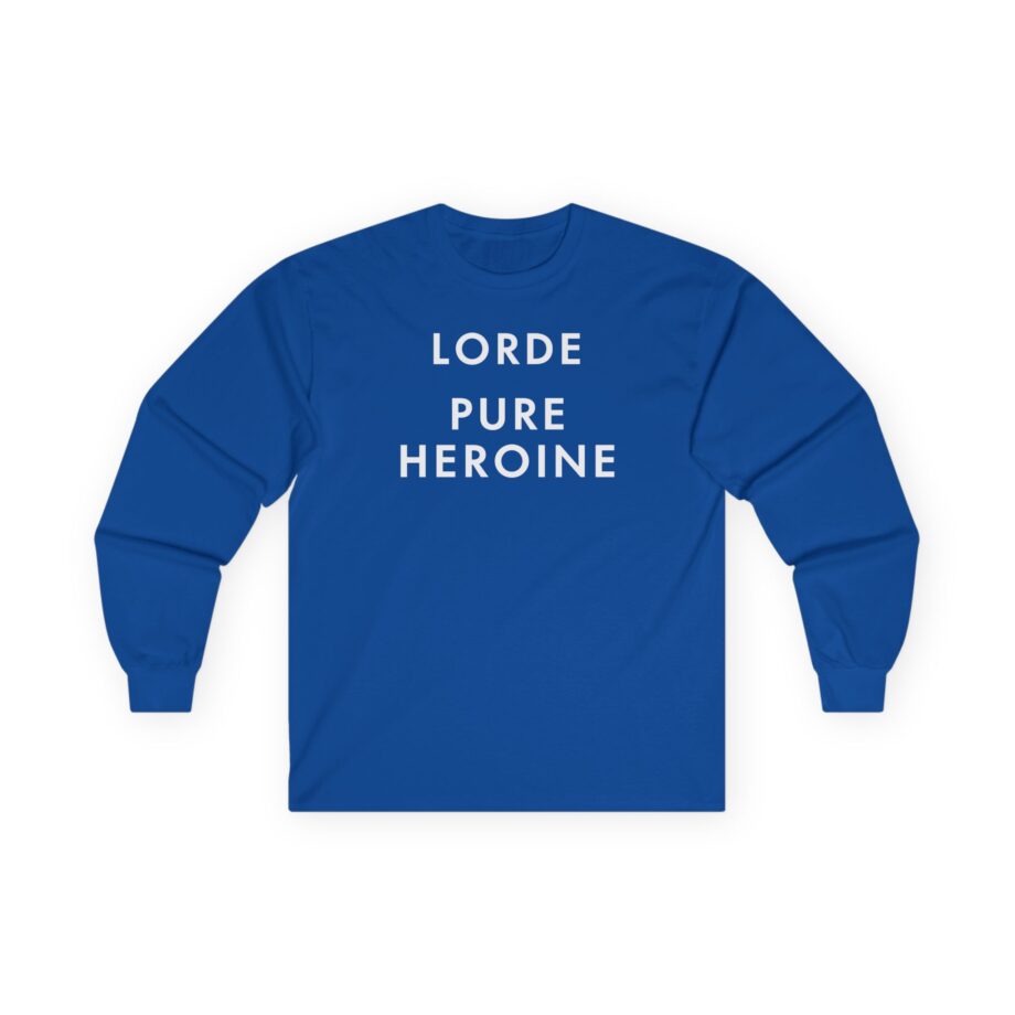 Lorde Pure Heroine Music Album Unisex Ultra Cotton Long Sleeve Tee
