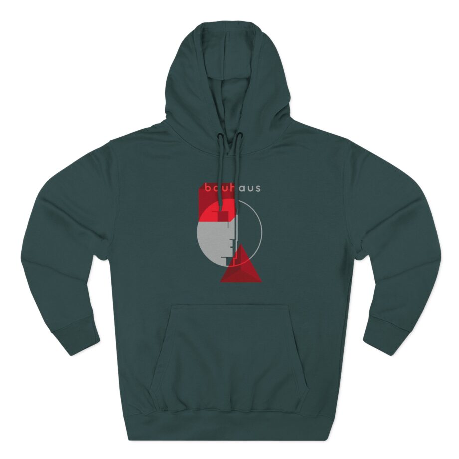Bauhaus Three-Panel Fleece Hoodie