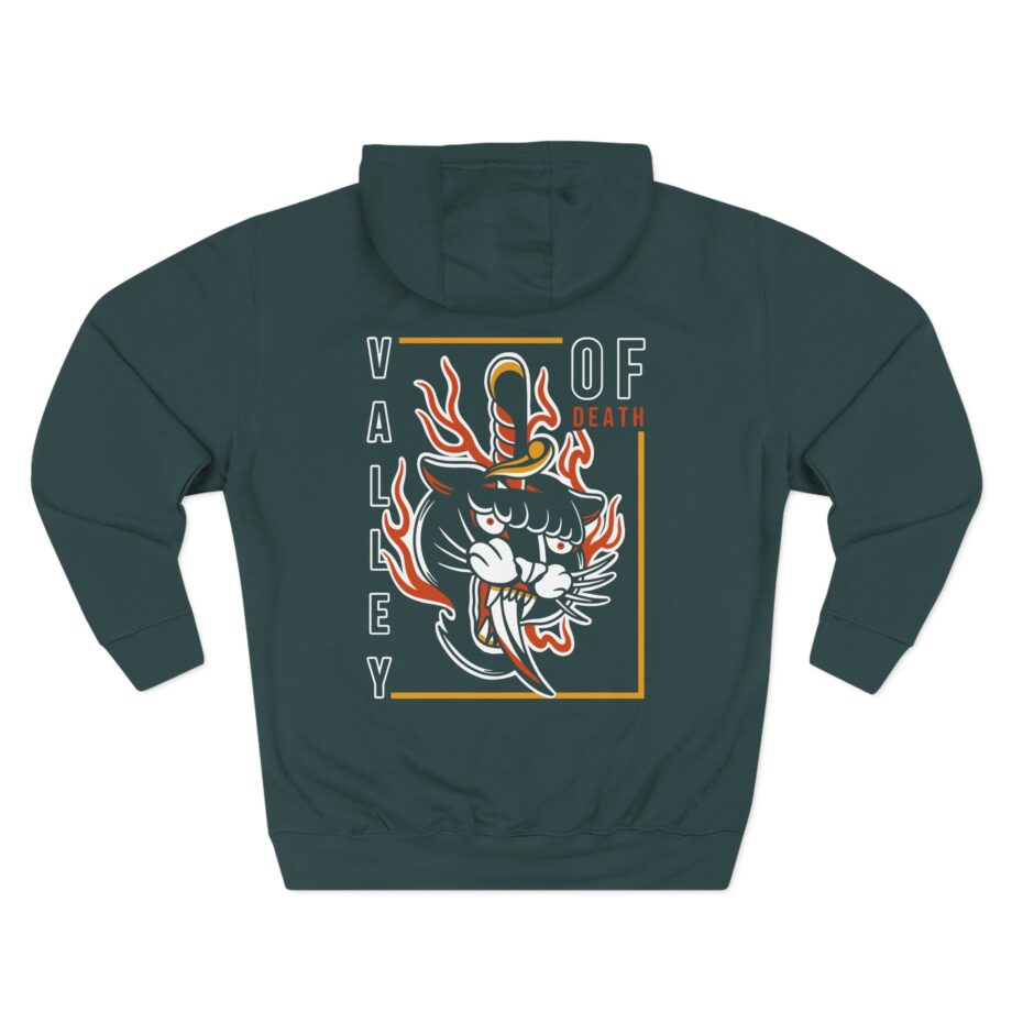 Lionheart  "Panther Dagger" Three-Panel Fleece Hoodie