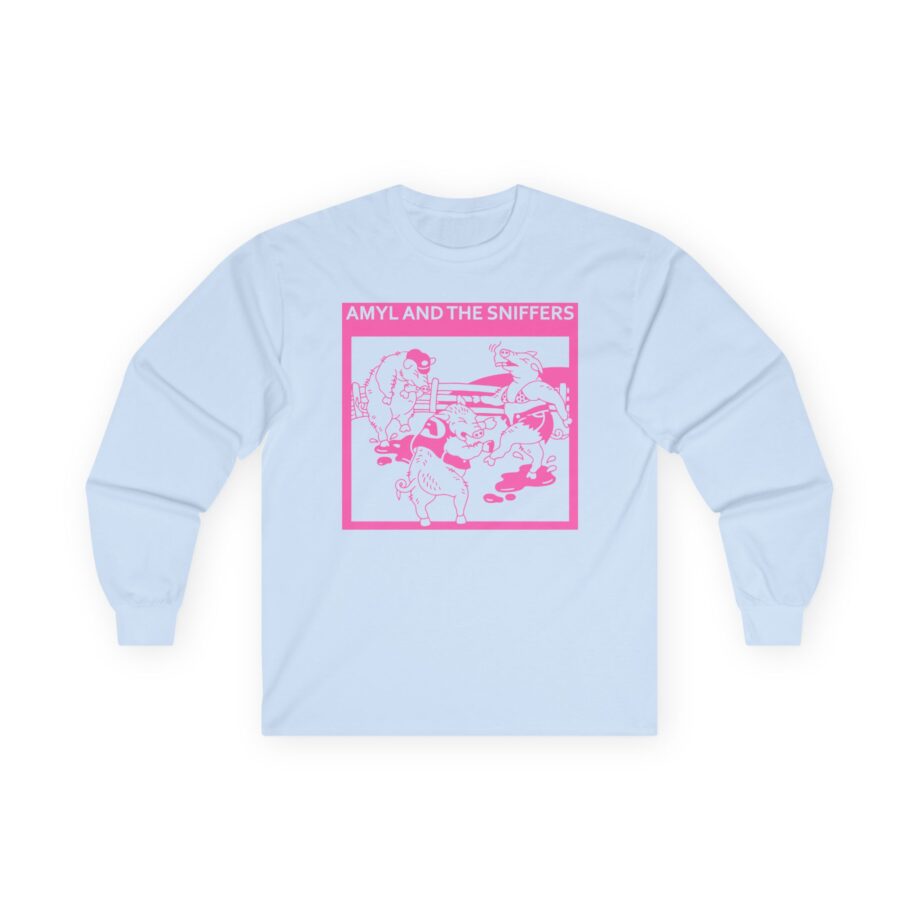 Amyl and the Sniffers Pigs  Unisex Ultra Cotton Long Sleeve Tee