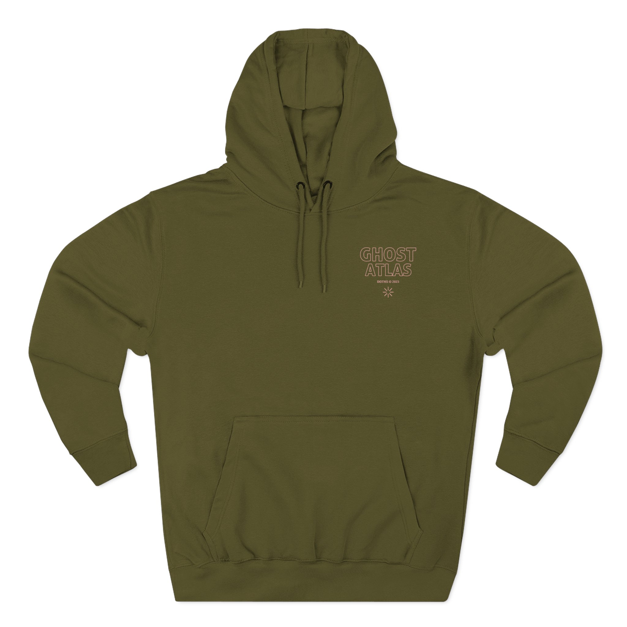 Ghost Atlas Hands Three-Panel Fleece Hoodie