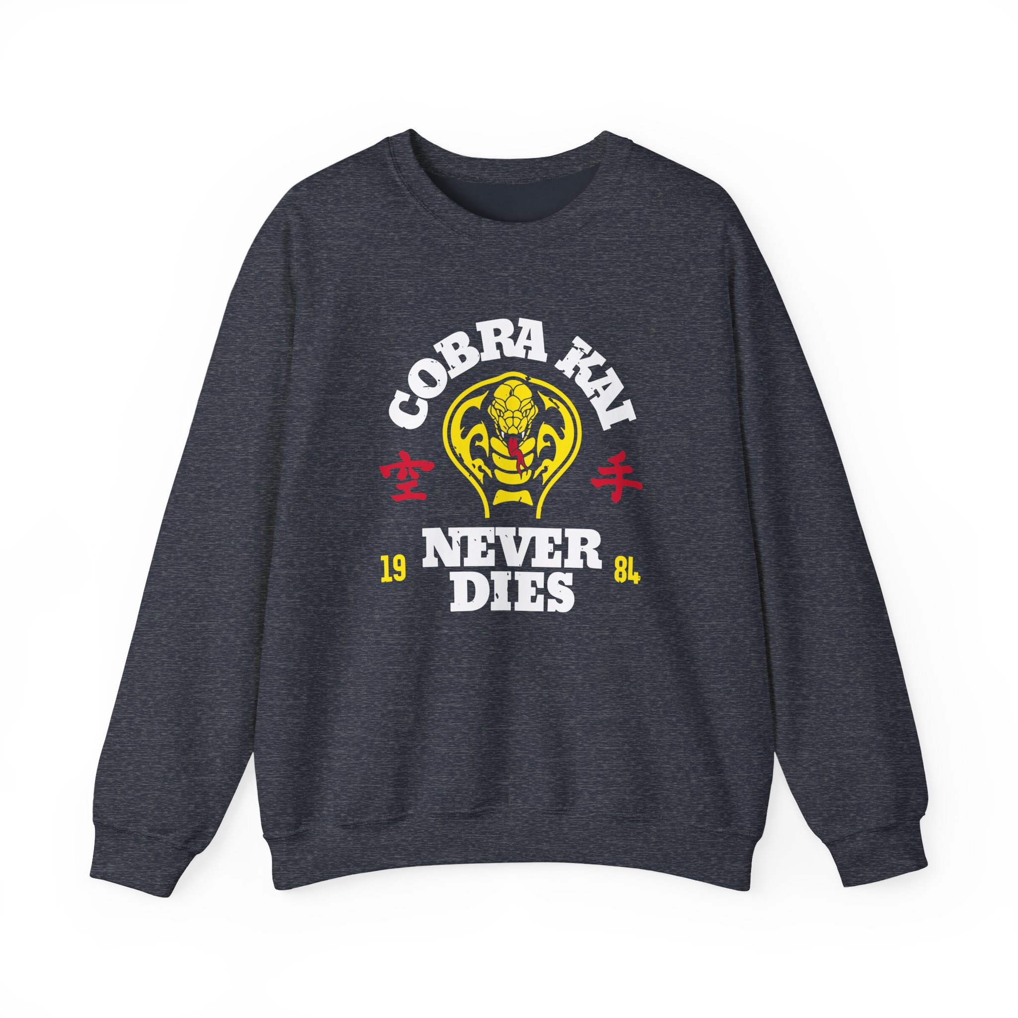 Cobra Kai Never Dies Unisex Heavy Blendâ„¢ Crewneck Sweatshirt