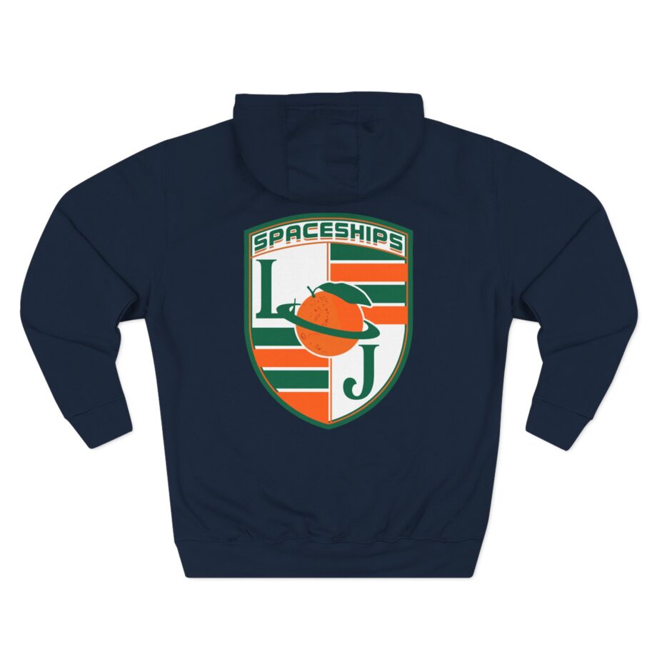 Larry June Badge Three-Panel Fleece Hoodie