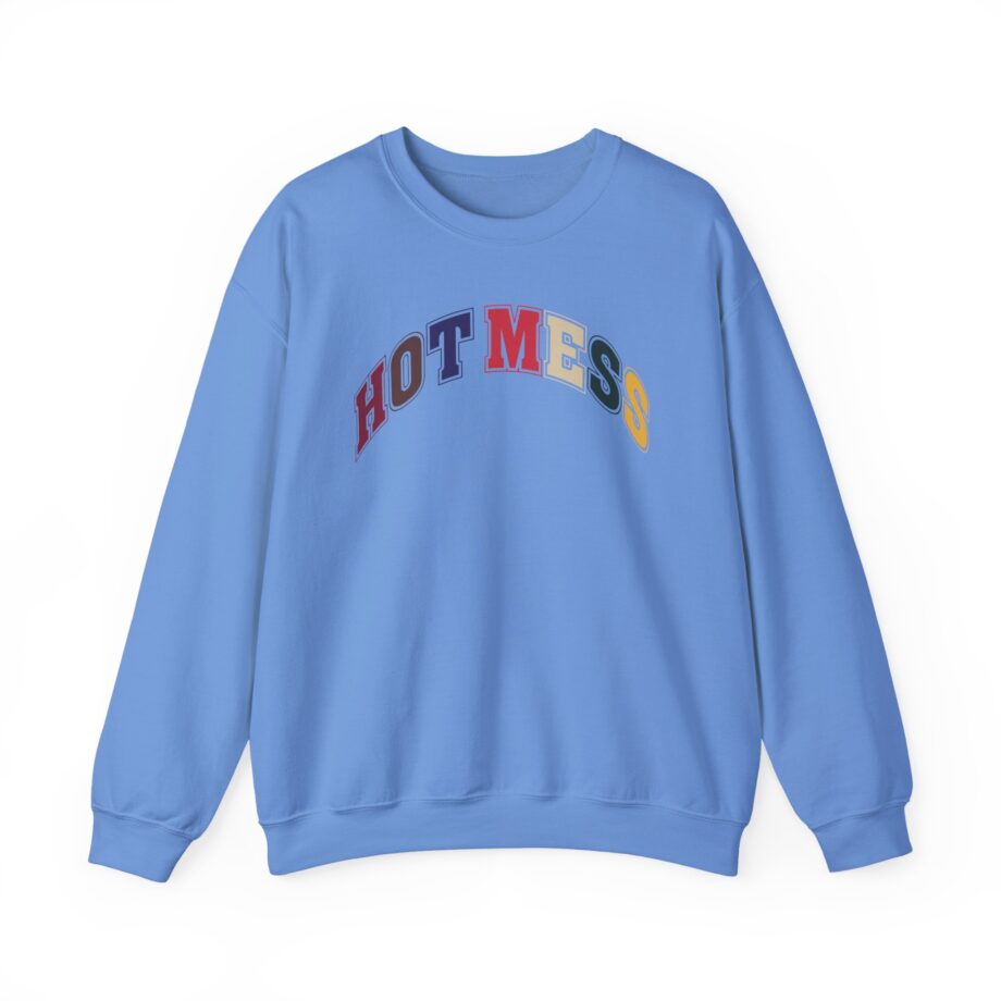 Alix Earle Hot Mess Varsity Unisex Heavy Blend™ Crewneck Sweatshirt