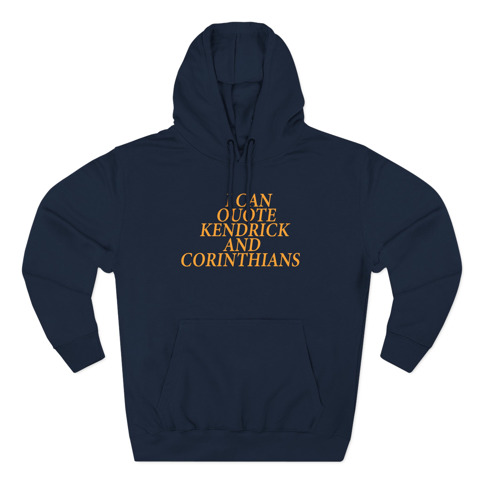 Lecrae Kendrick and Corinthians Three-Panel Fleece Hoodie