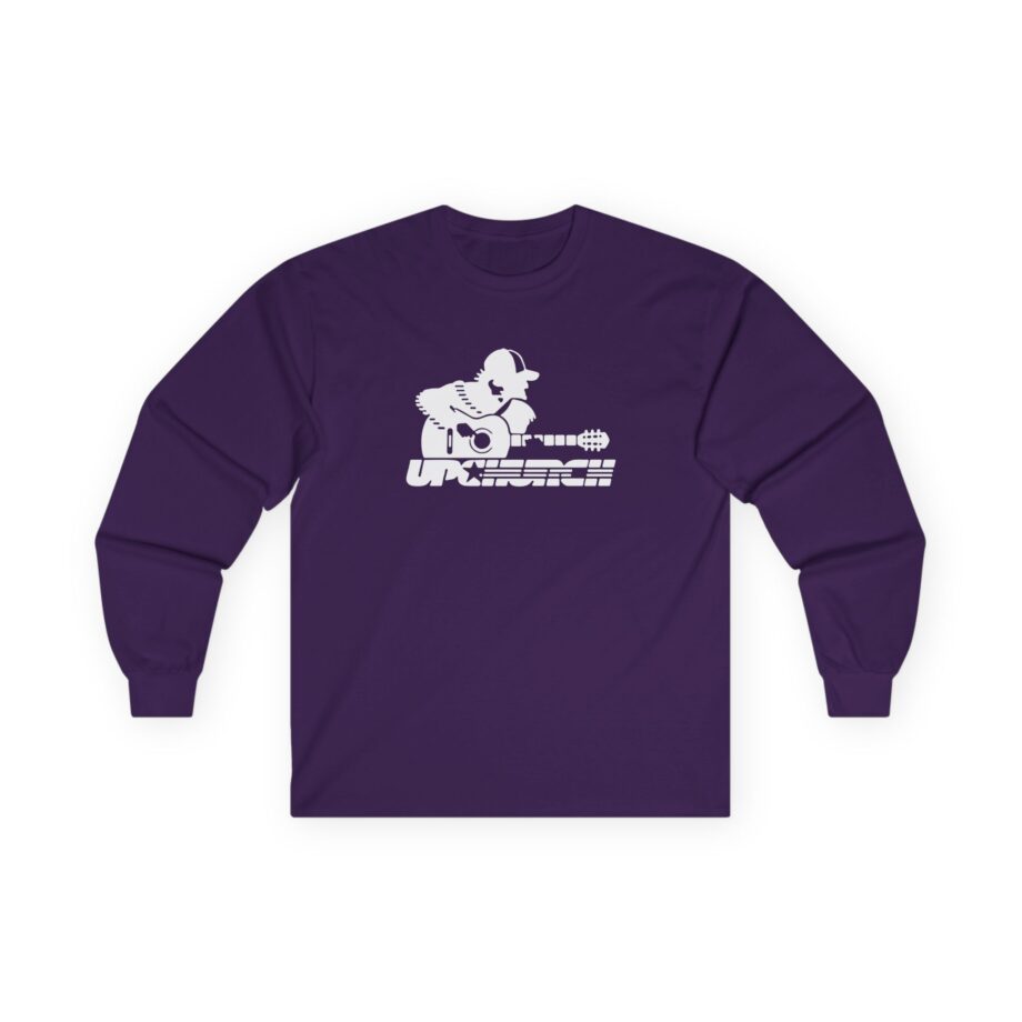 Upchurch Maroon Logo Unisex Ultra Cotton Long Sleeve Tee