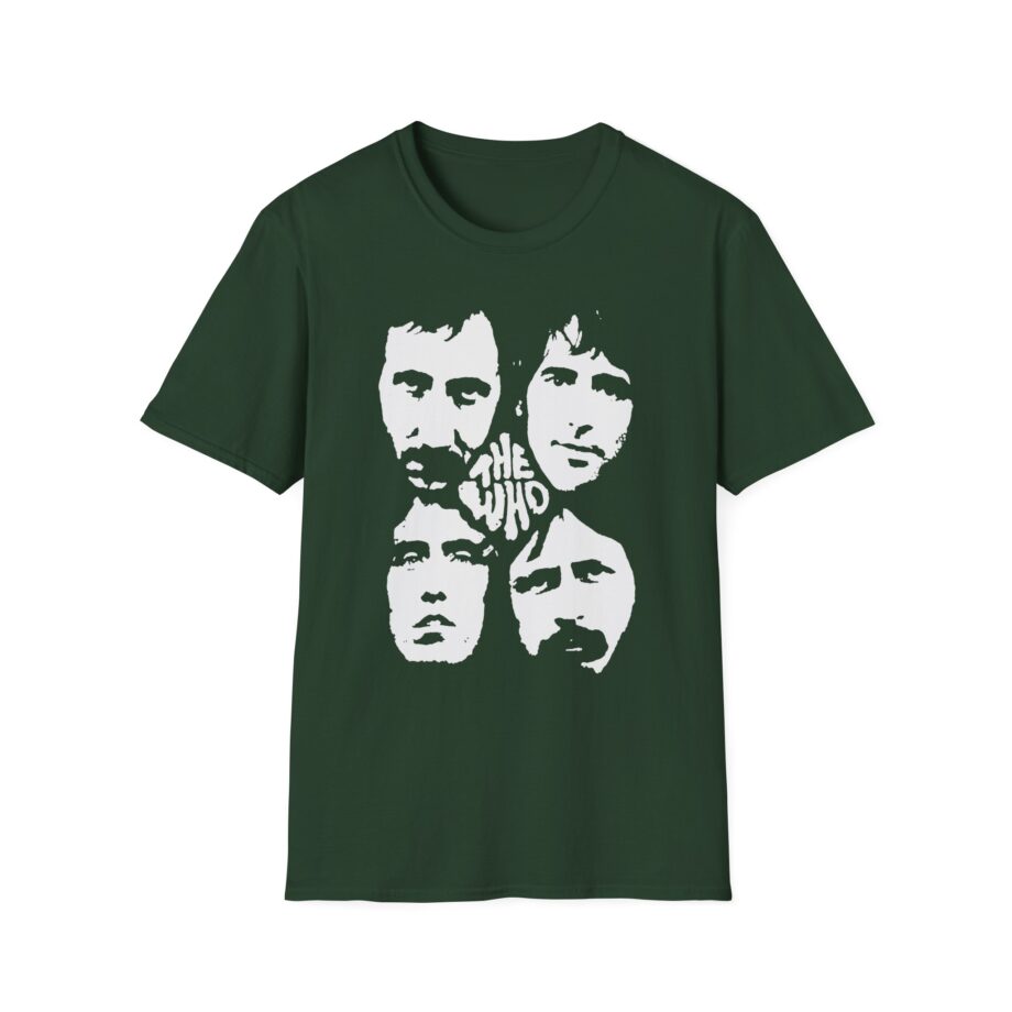 TW Distressed Four Faces Unisex Softstyle T-Shirt