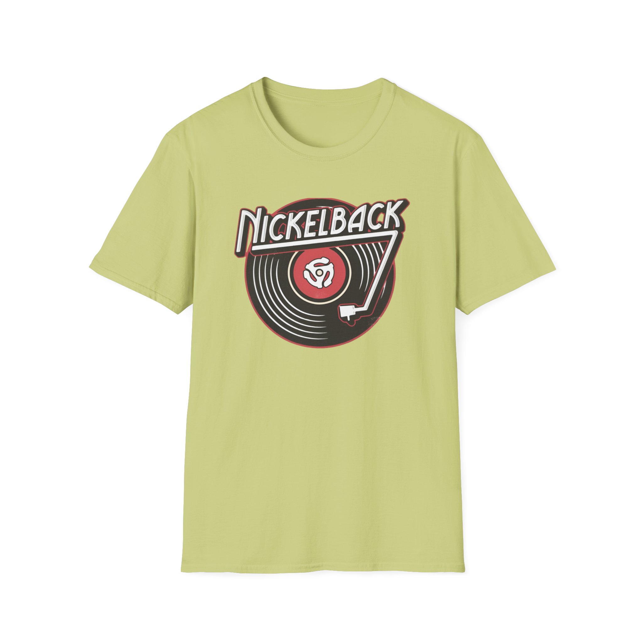Nickelback Record Natural Ringer Unisex Softstyle T-Shirt