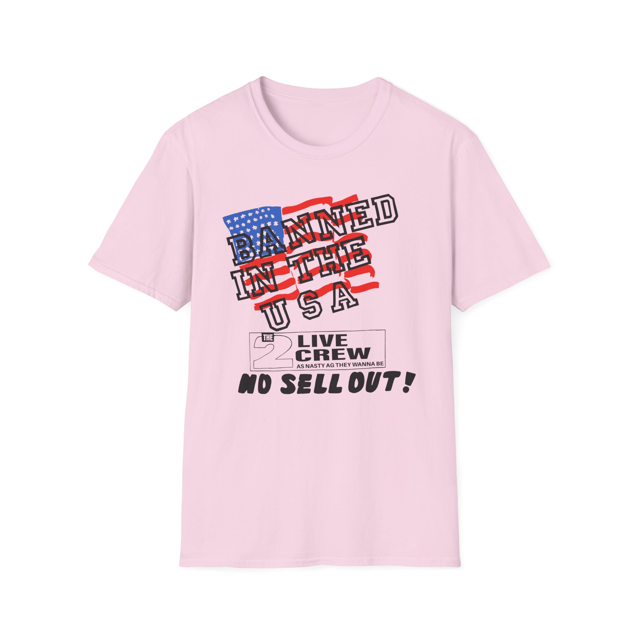 2 Live Crew Banned in the U.s.a. Luke Records Unisex Softstyle T-Shirt