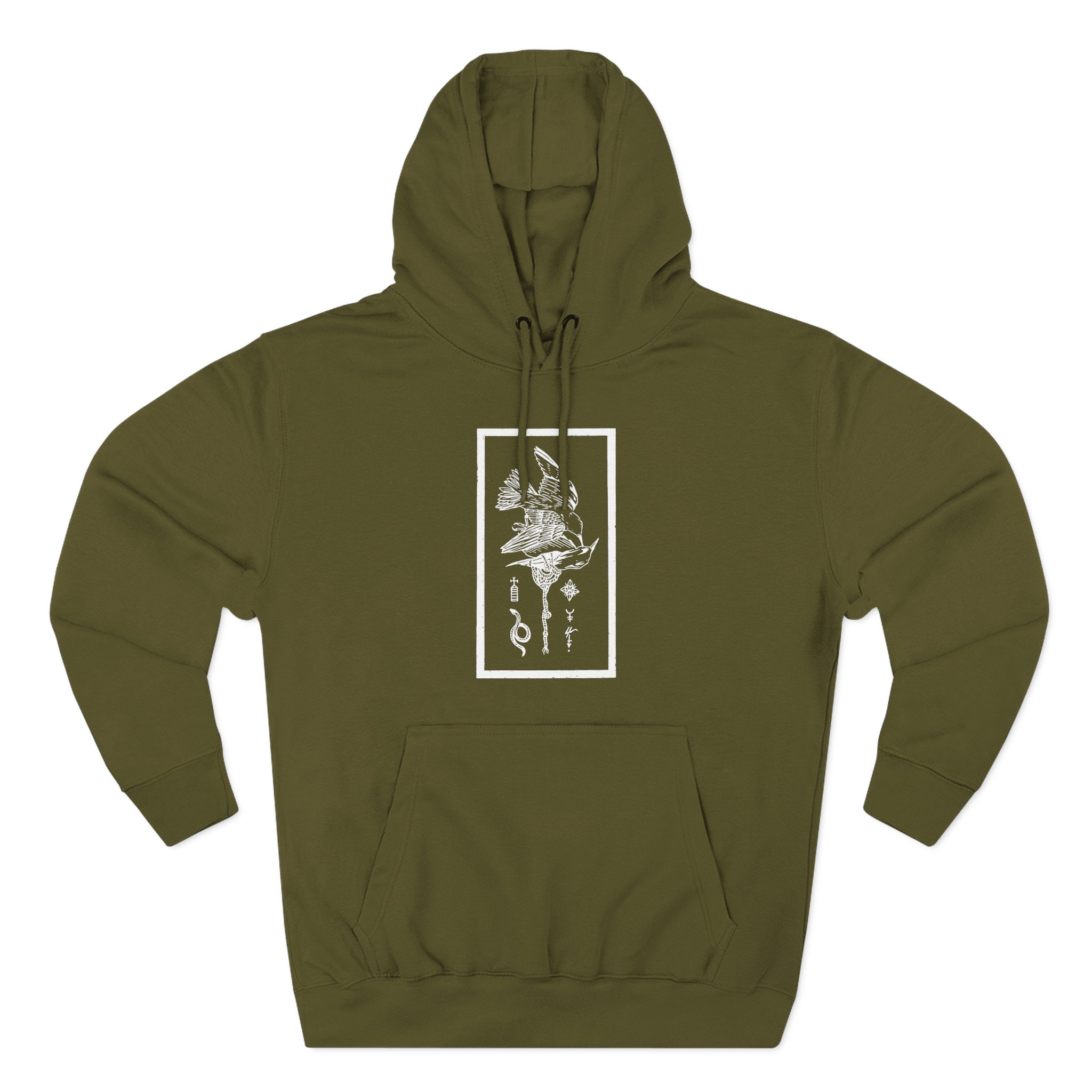 Oathbreaker Bird Three-Panel Fleece Hoodie