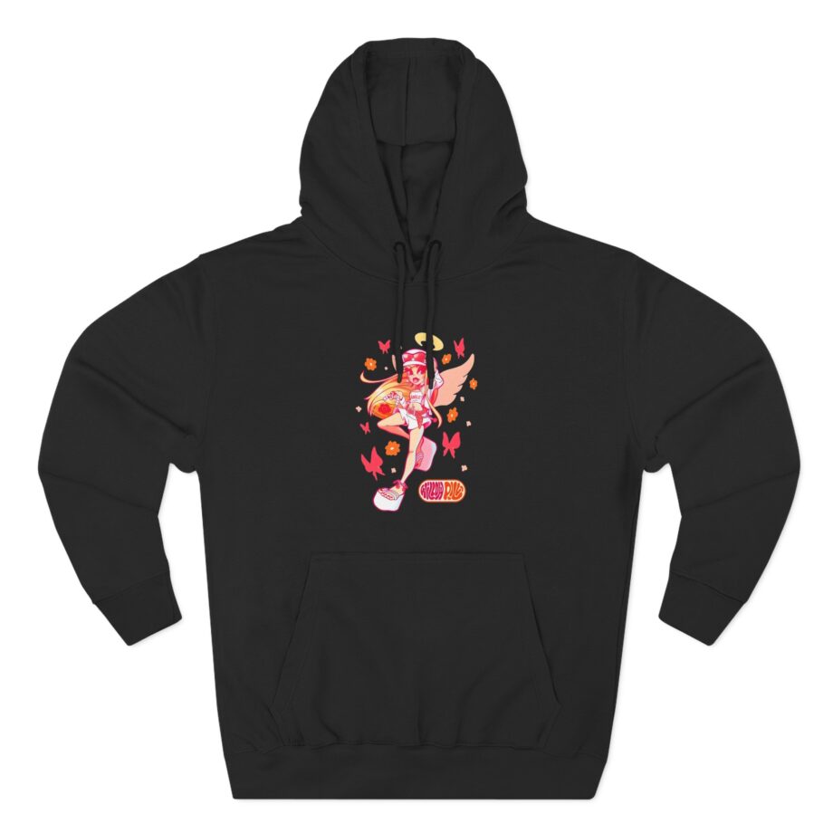 Willow Pill Angle Three-Panel Fleece Hoodie