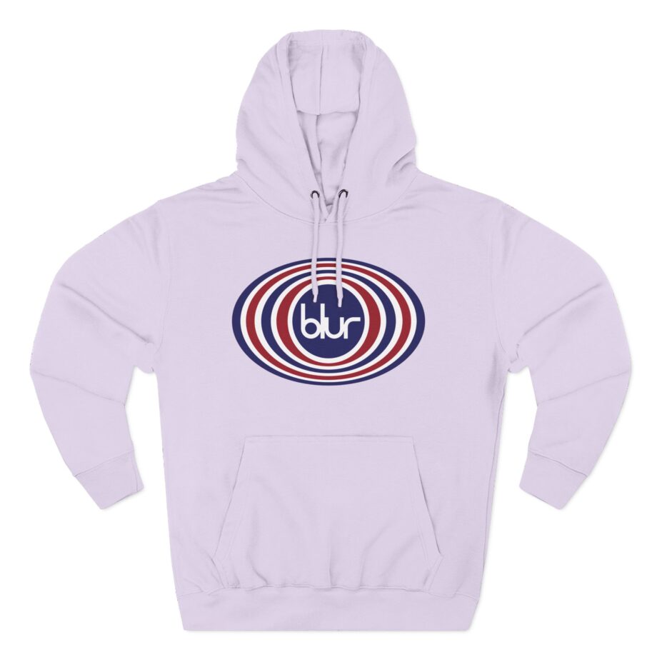 Blur Three-Panel Fleece Hoodie