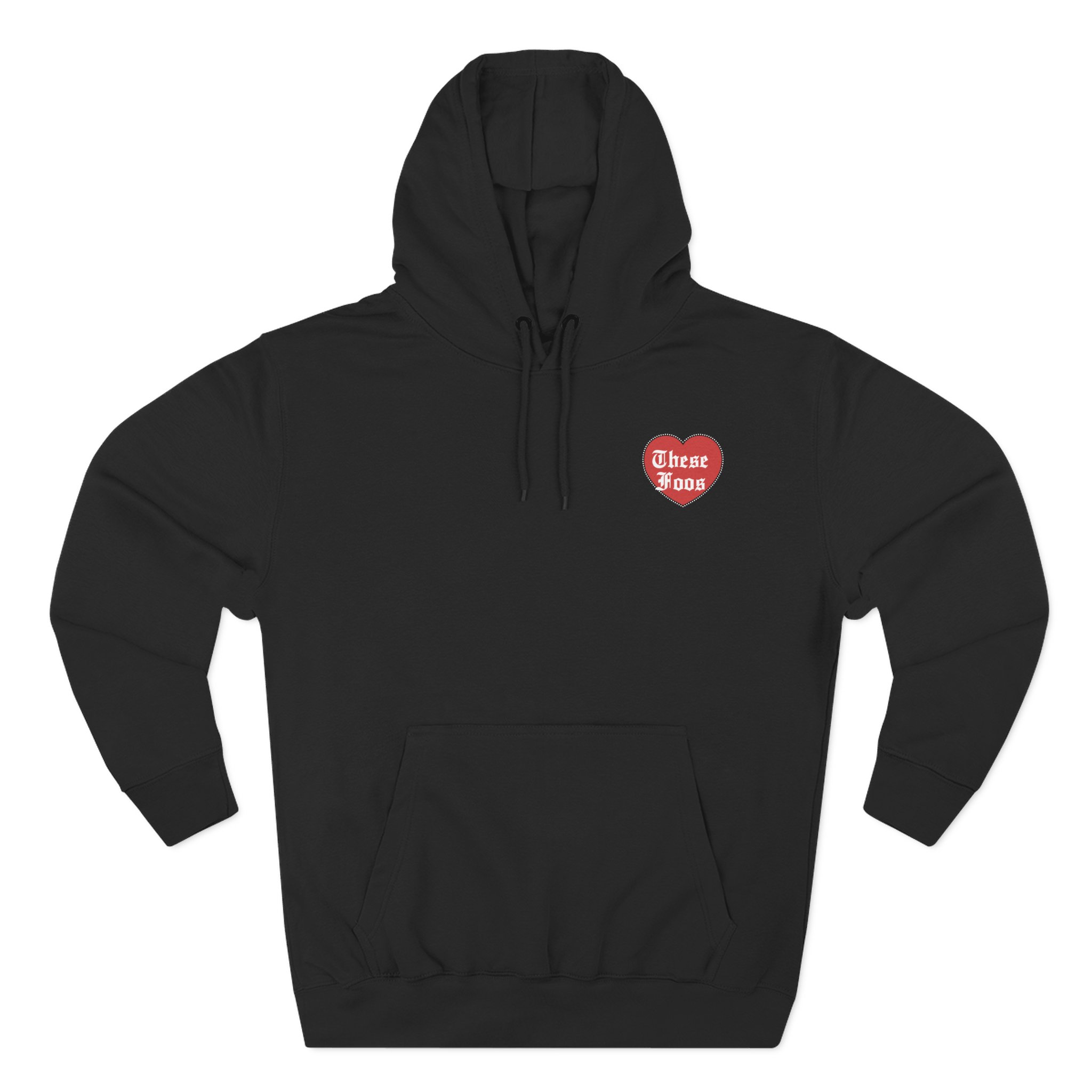 These Foos Three-Panel Fleece Hoodie