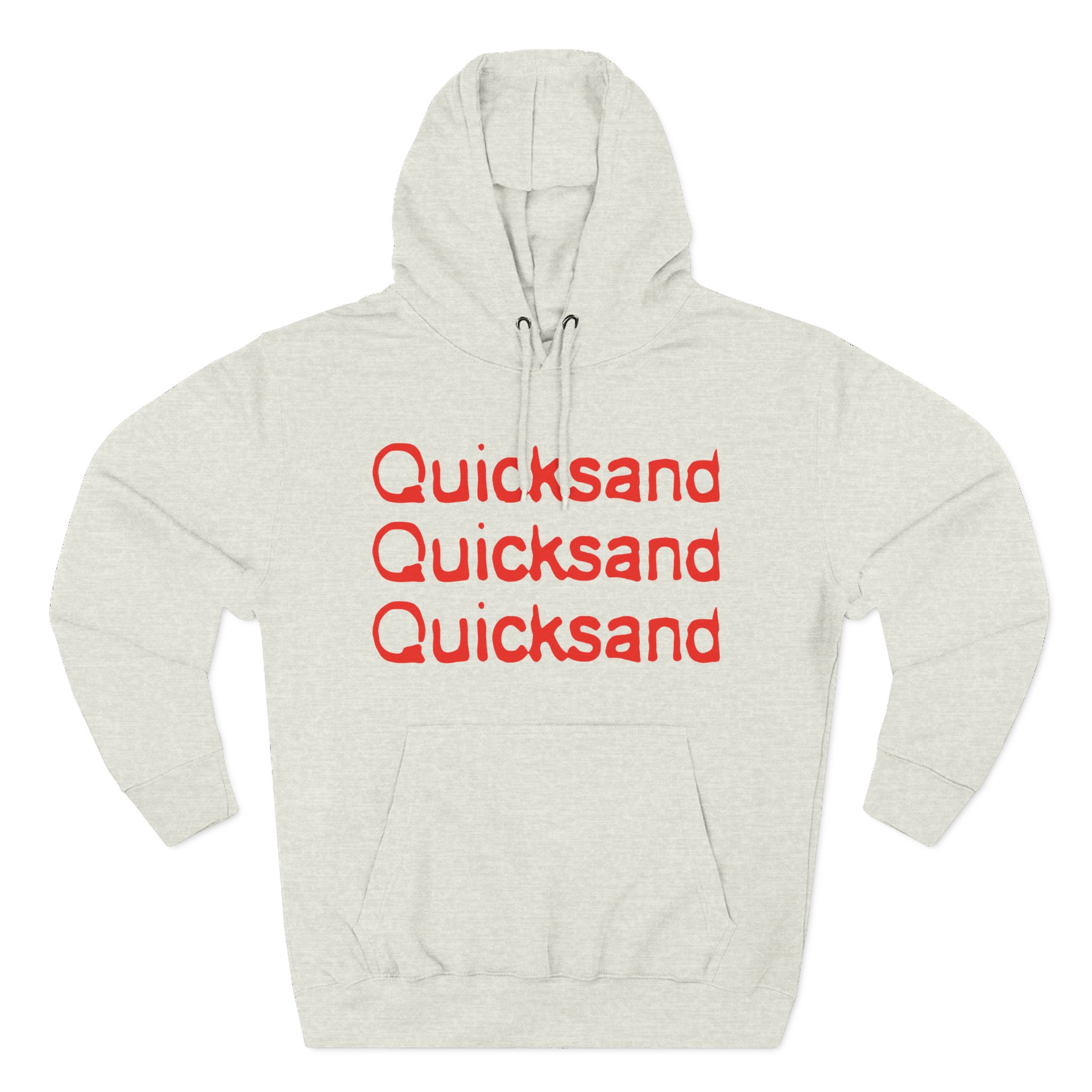 Quicksand Logo Three-Panel Fleece Hoodie