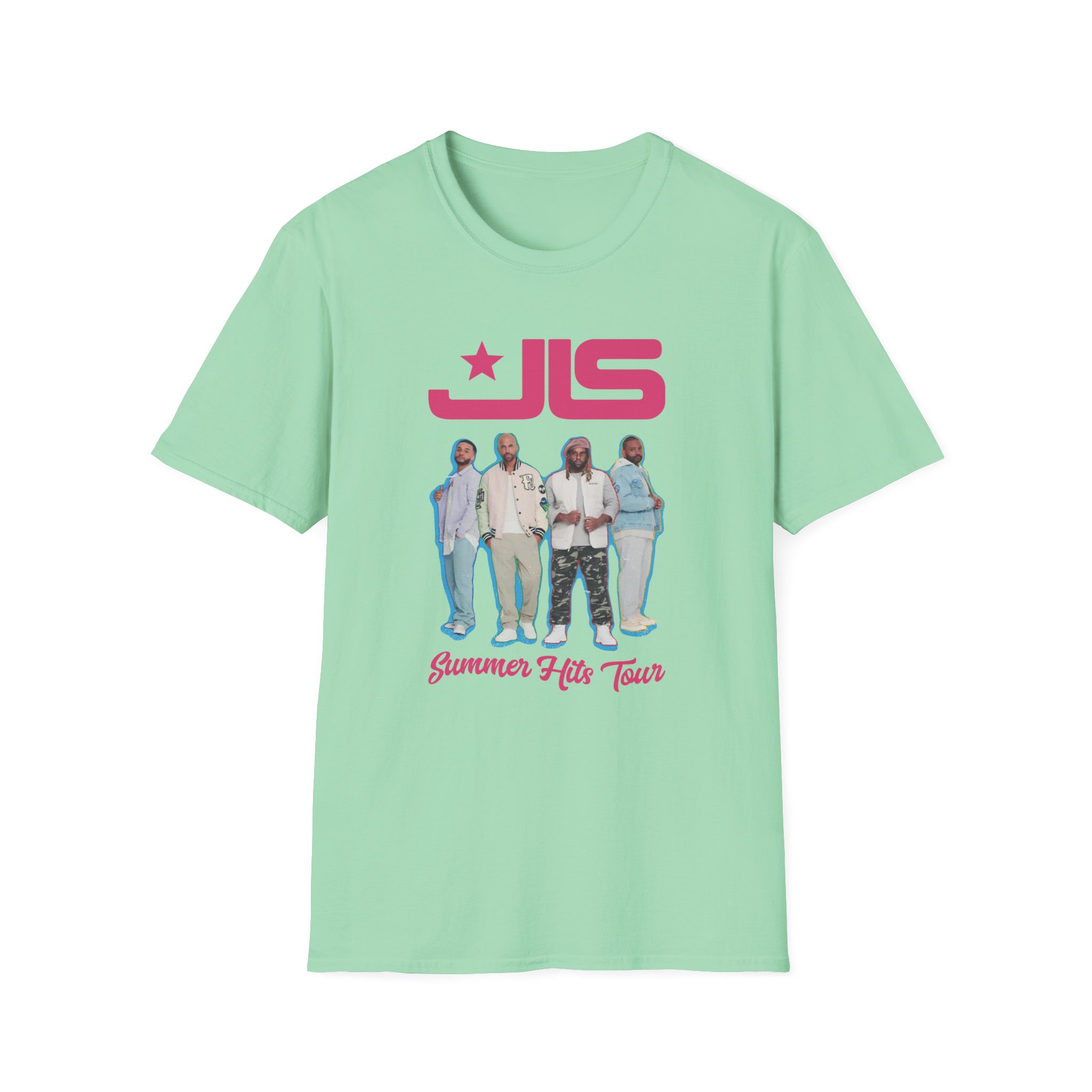 JLS Summer Hits Tour Unisex Softstyle T-Shirt