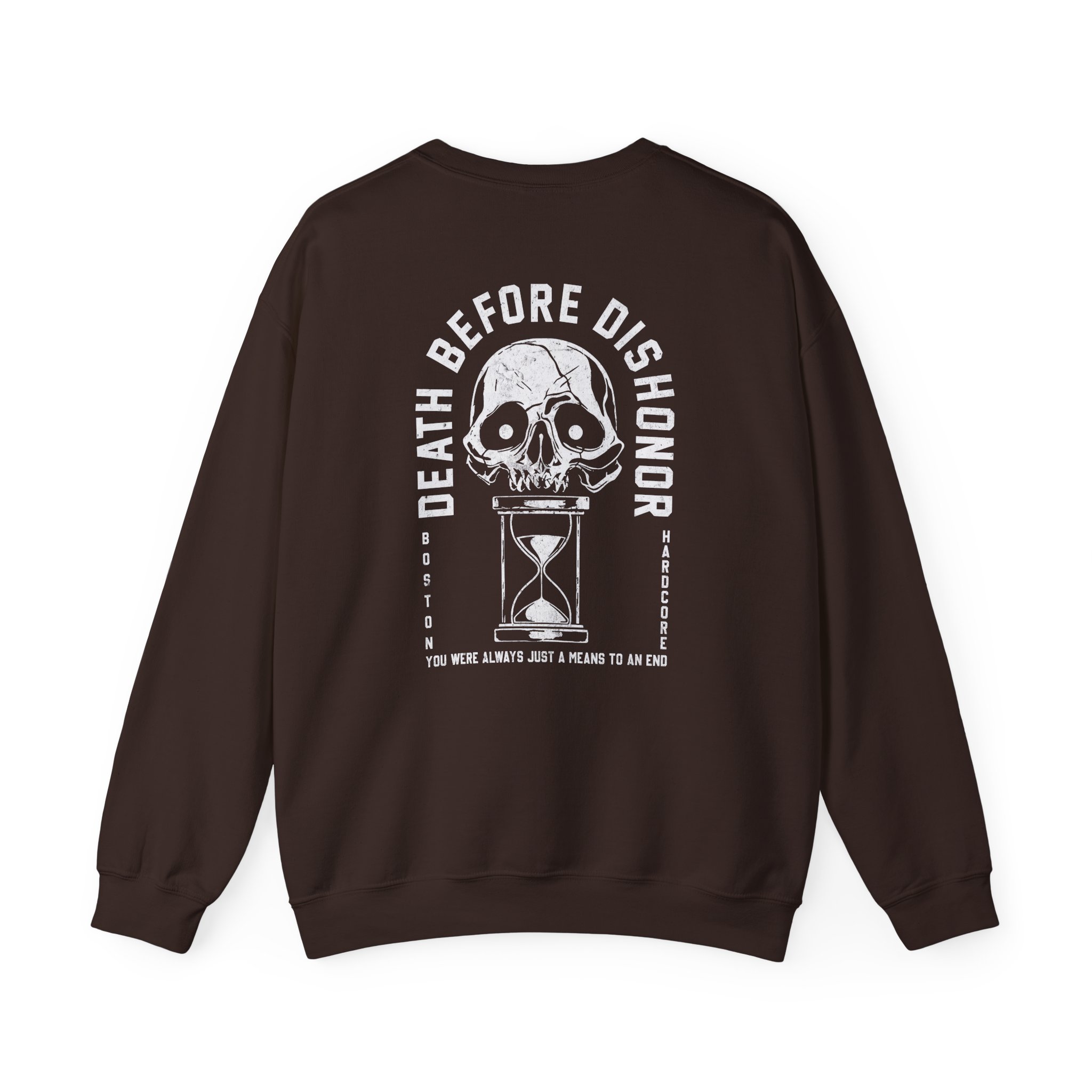 Death Before Dishonor Hourglass Unisex Heavy Blendâ„¢ Crewneck Sweatshirt