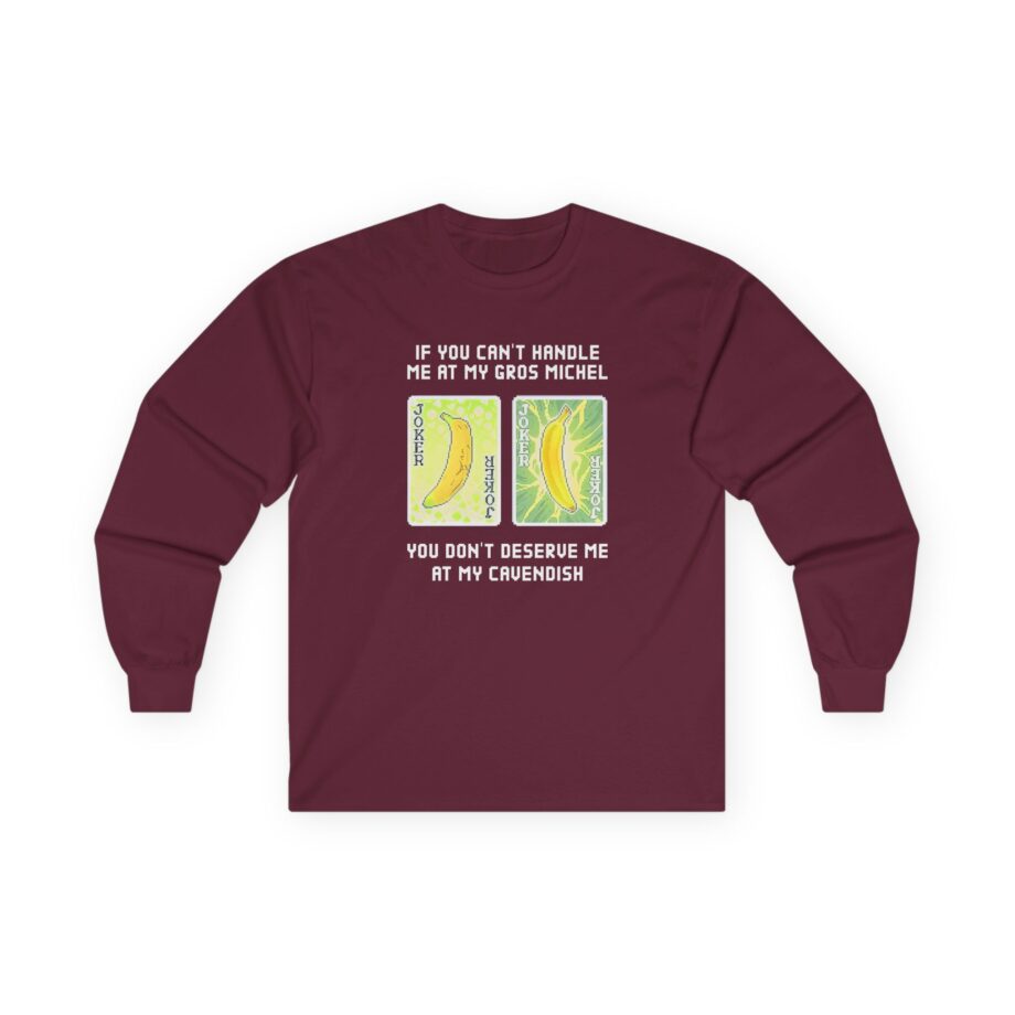 Balatro Gros Michel and Cavendish Jokker Banana  Unisex Ultra Cotton Long Sleeve Tee
