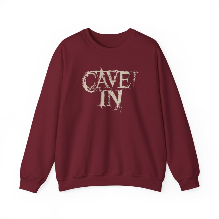 Cave in Logo & Satellite Unisex Heavy Blend™ Crewneck Sweatshirt