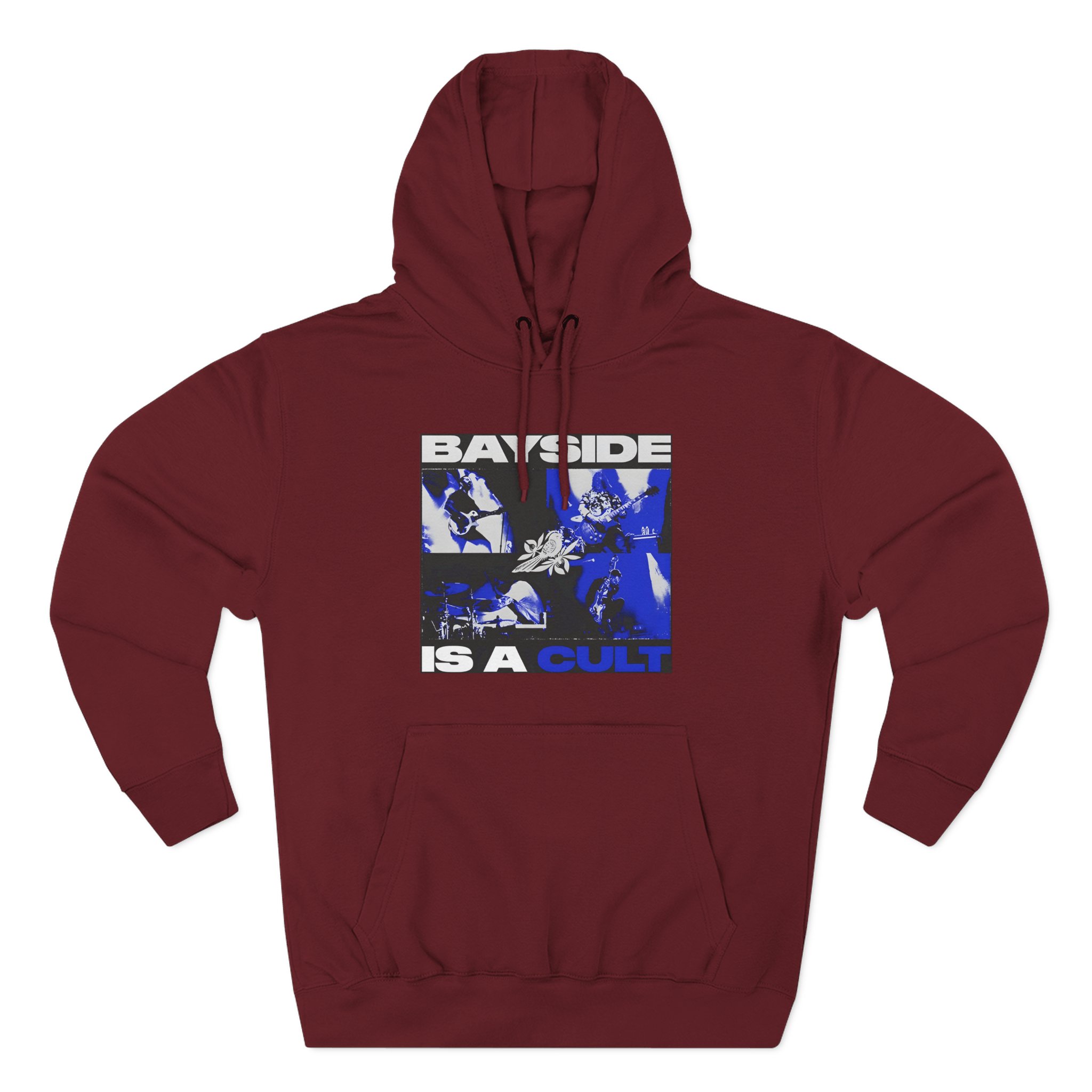 Bayside Long Live Three-Panel Fleece Hoodie