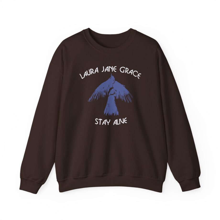 Laura Jane Grace Stay Alive Unisex Heavy Blend™ Crewneck Sweatshirt