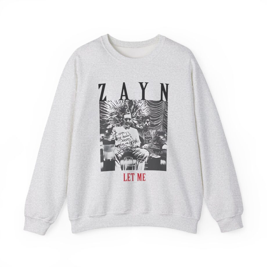 Zayn Malik Let Me Unisex Heavy Blend™ Crewneck Sweatshirt