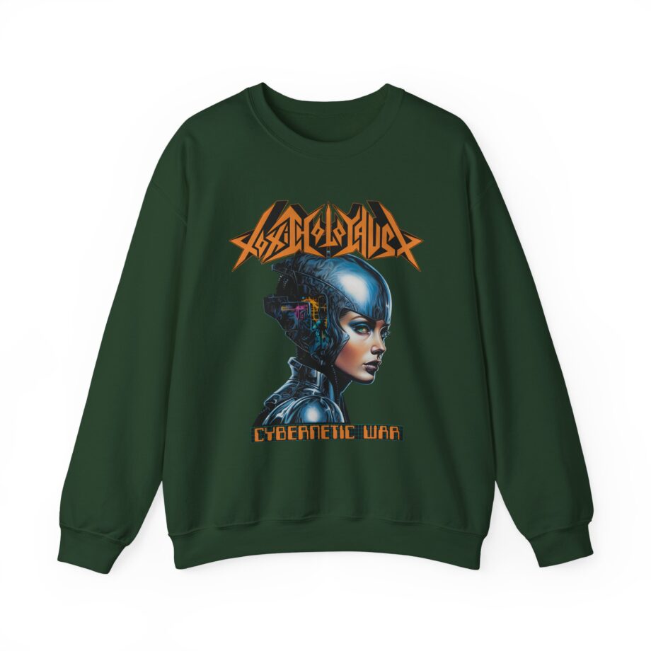 Toxic Holocaust Cybernetic War Unisex Heavy Blend™ Crewneck Sweatshirt