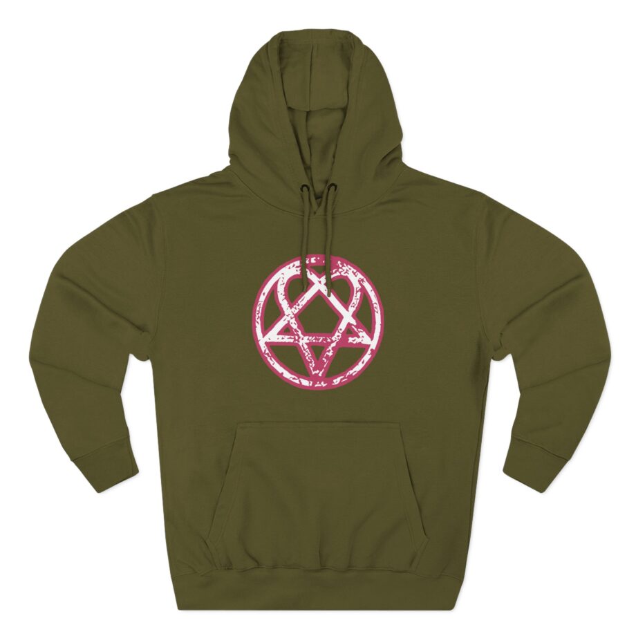 Him Razorblade Romance Three-Panel Fleece Hoodie