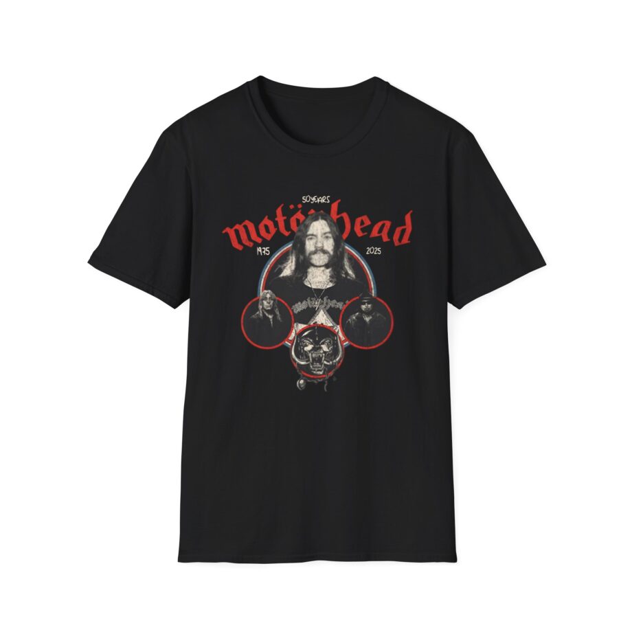 Lemmy 50 Years Raglan Unisex Softstyle T-Shirt