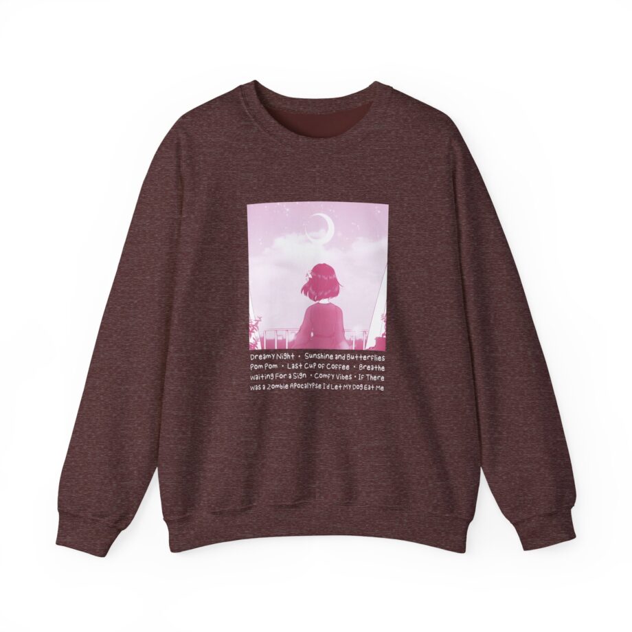 Lilypichu Dreamy Night Unisex Heavy Blend™ Crewneck Sweatshirt