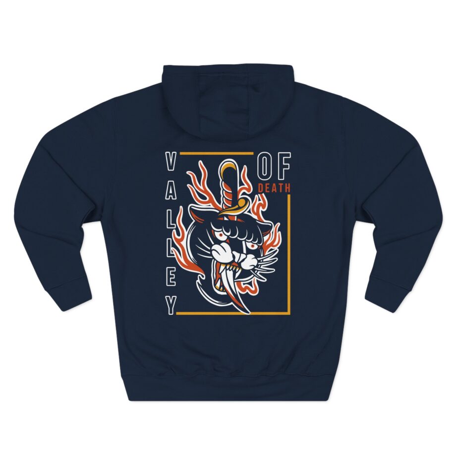 Lionheart  "Panther Dagger" Three-Panel Fleece Hoodie