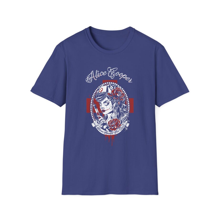 Alice Cooper Nurse Rosetta Unisex Softstyle T-Shirt