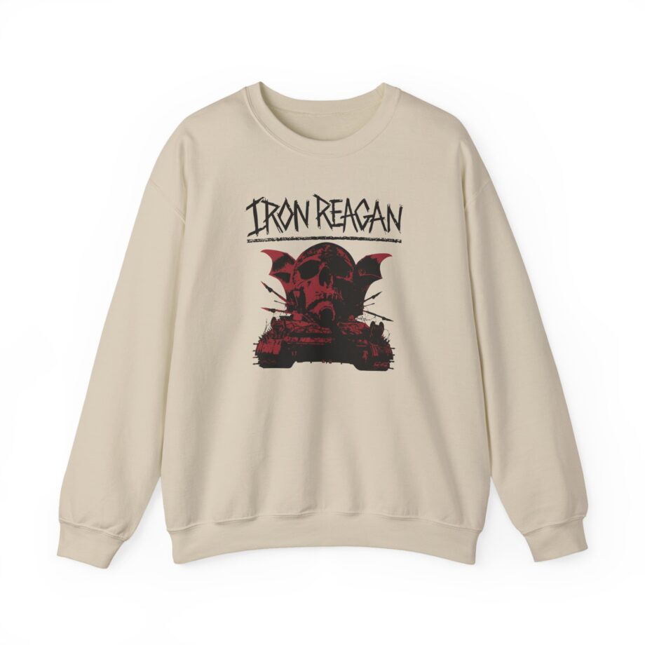 Iron Reagan Warning Unisex Heavy Blend™ Crewneck Sweatshirt