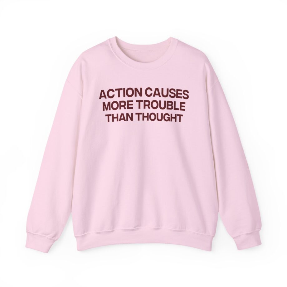Jenny Holzer Action Causes More Trouble Than Thought Unisex Heavy Blend™ Crewneck Sweatshirt