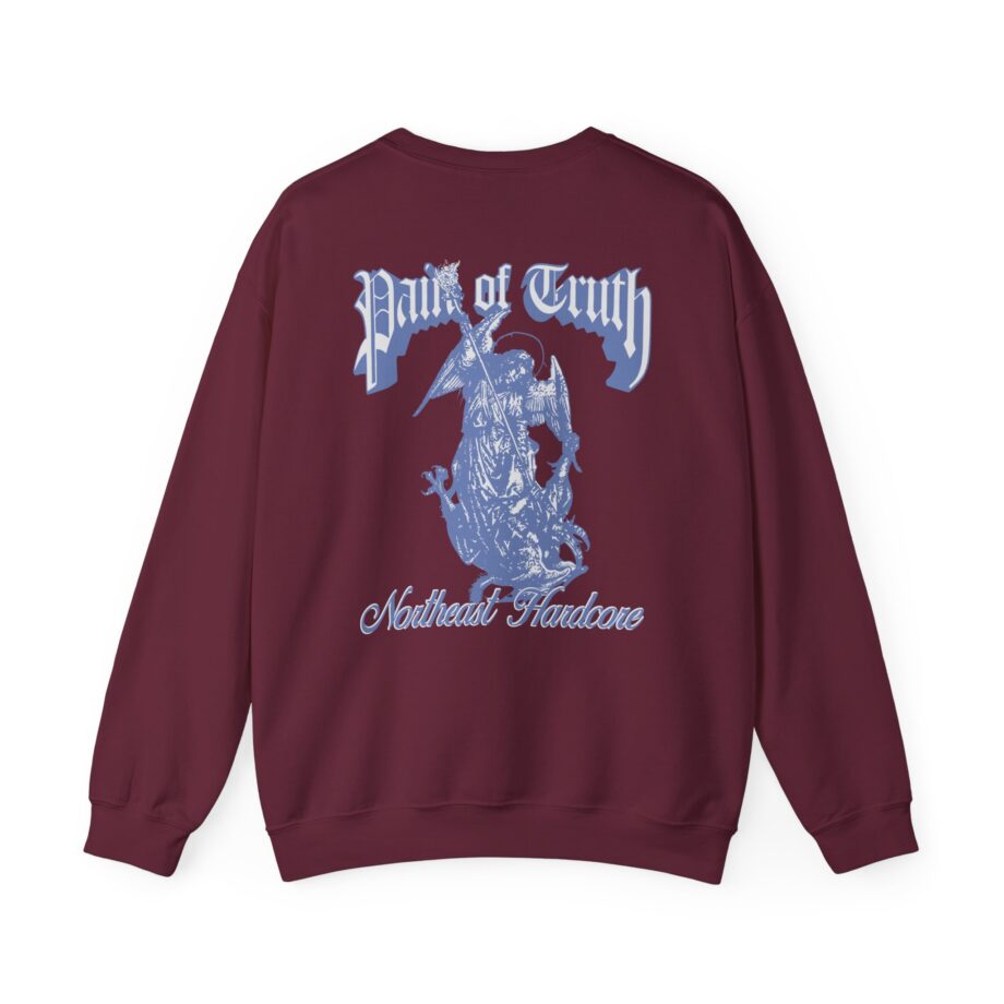 Pain of Truth Not Through Blood Unisex Heavy Blend™ Crewneck Sweatshirt