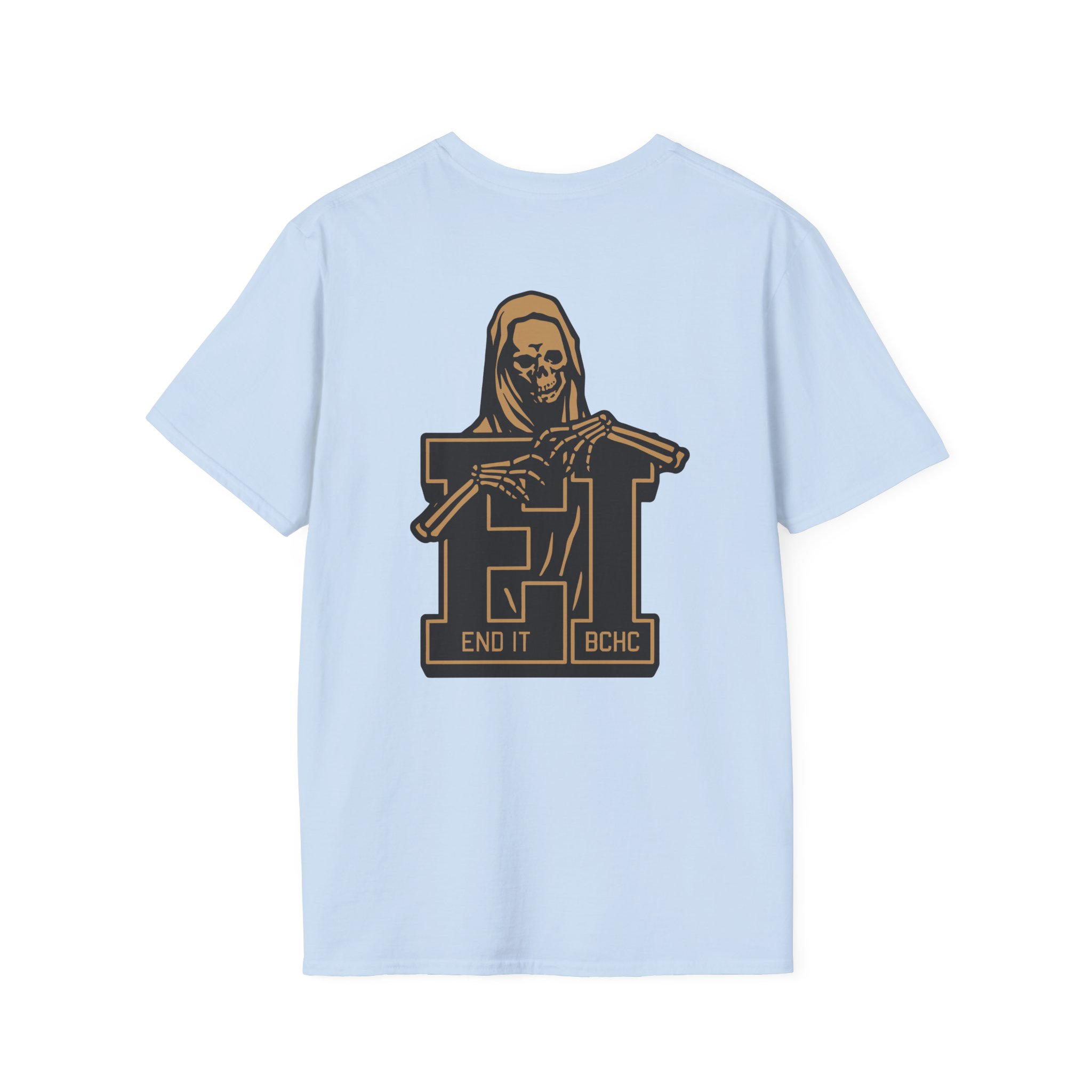 End It Bchc Reaper Emblem Unisex Softstyle T-Shirt