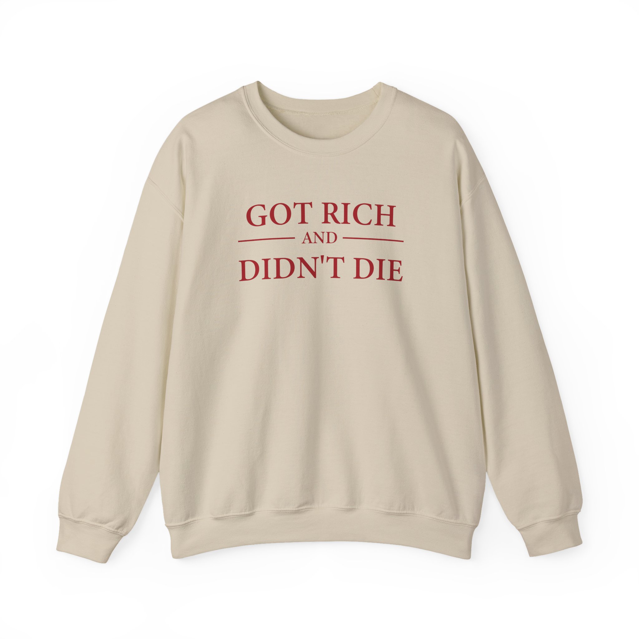 G Unit Got Rich & Didn’t Die Unisex Heavy Blend™ Crewneck Sweatshirt