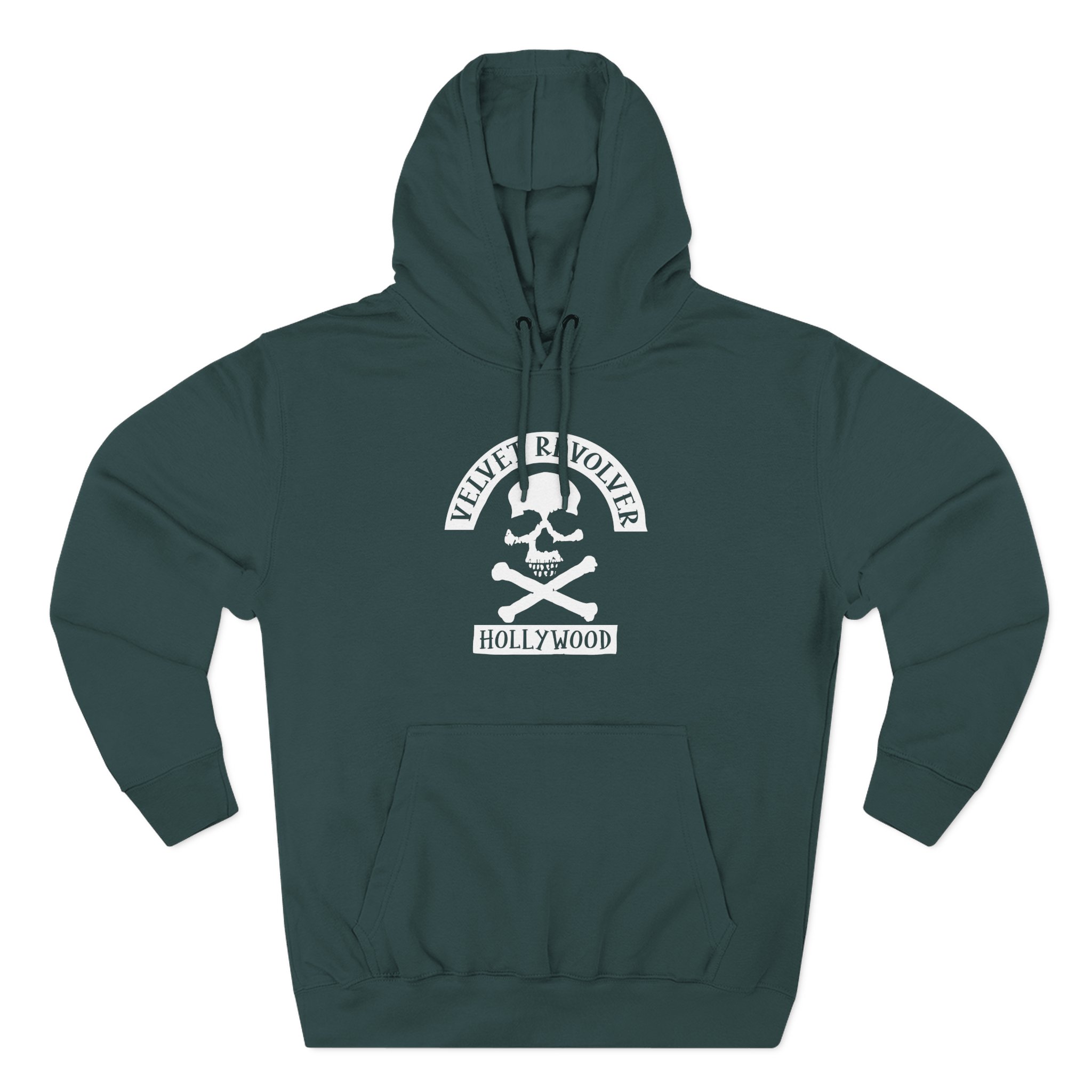 Velvet Revolver Skull Hollywood Three-Panel Fleece Hoodie