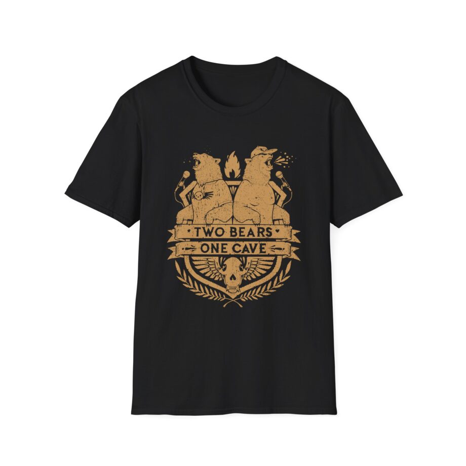 Ymh 2 BEARS, 1 CAVE by Jeremy Fish Unisex Softstyle T-Shirt