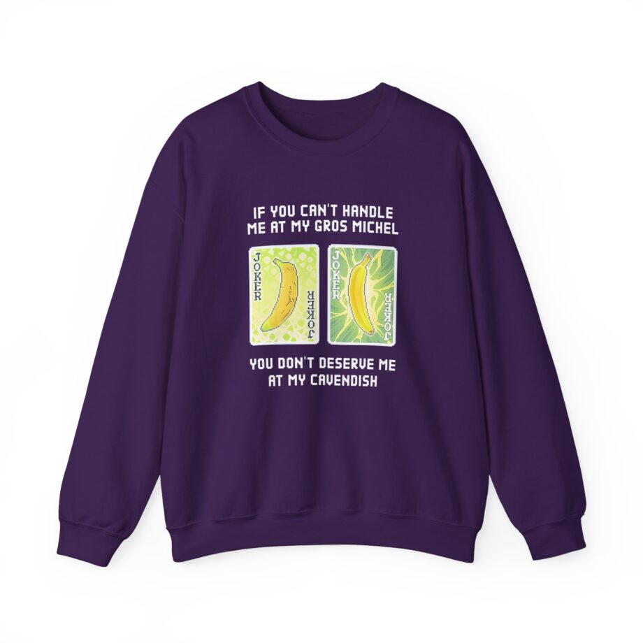 Balatro Gros Michel and Cavendish Jokker Banana Unisex Heavy Blend™ Crewneck Sweatshirt